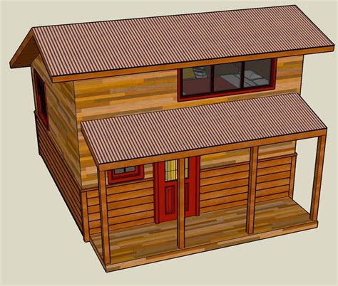 tiny house metal frame sketchup model|3d tiny home builder.